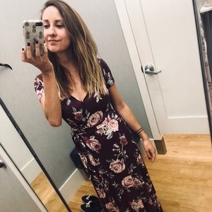 Floral maxi dress